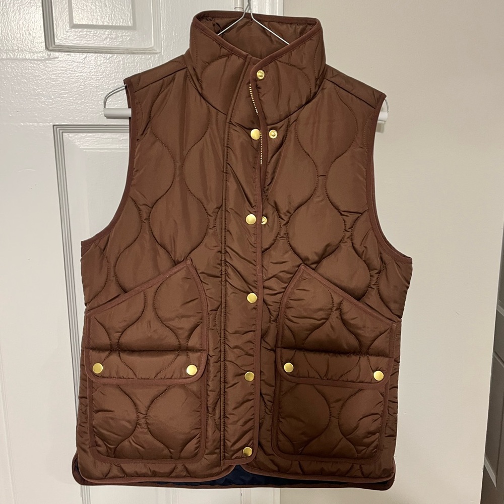 Jcrew Quilted Excursionist Vest
